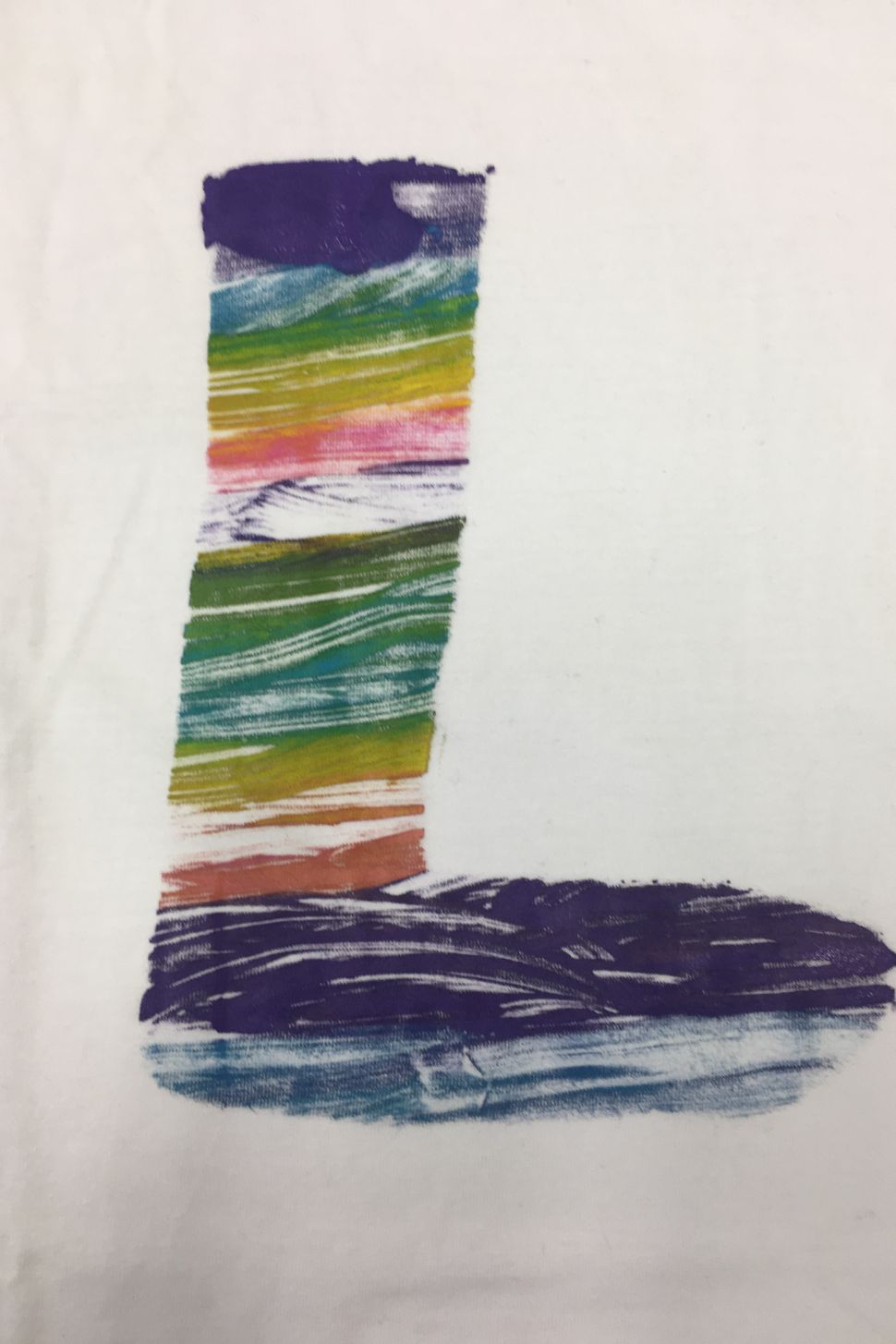online workshop ponožka pruhovaná na textil malování na textil webinář 5 výtvarných technik a 10 tipů jak malovat nejen na triko s lektorkou arteterapie radkou rubešovou