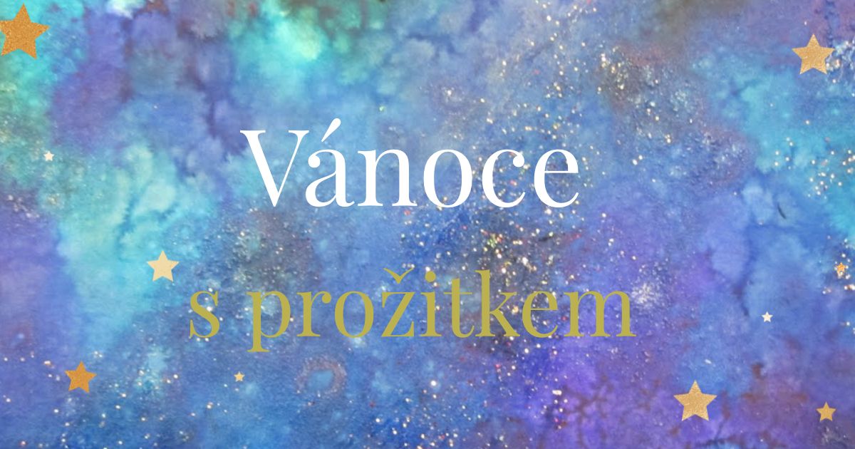 vánoce s prožitkem dárkové poukazy Radky Rubešové na kurzy Recytvořivá výzva, Online ateliér, Tvoření tě promění, Čmárej, maluj a tvoř jako malý umělec