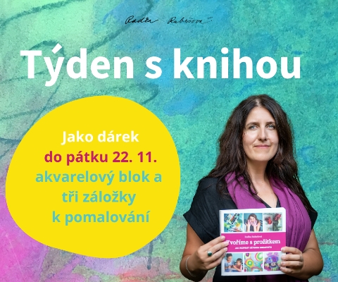 Týden s kniho Radky Rubešové Tvoříme s prožitkem akční banner pro mobil