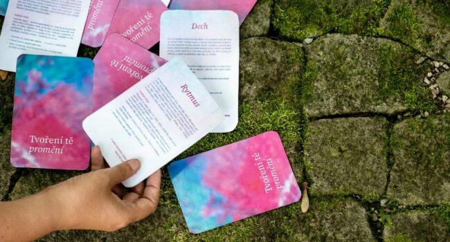 kreativní karty Radky Rubešové